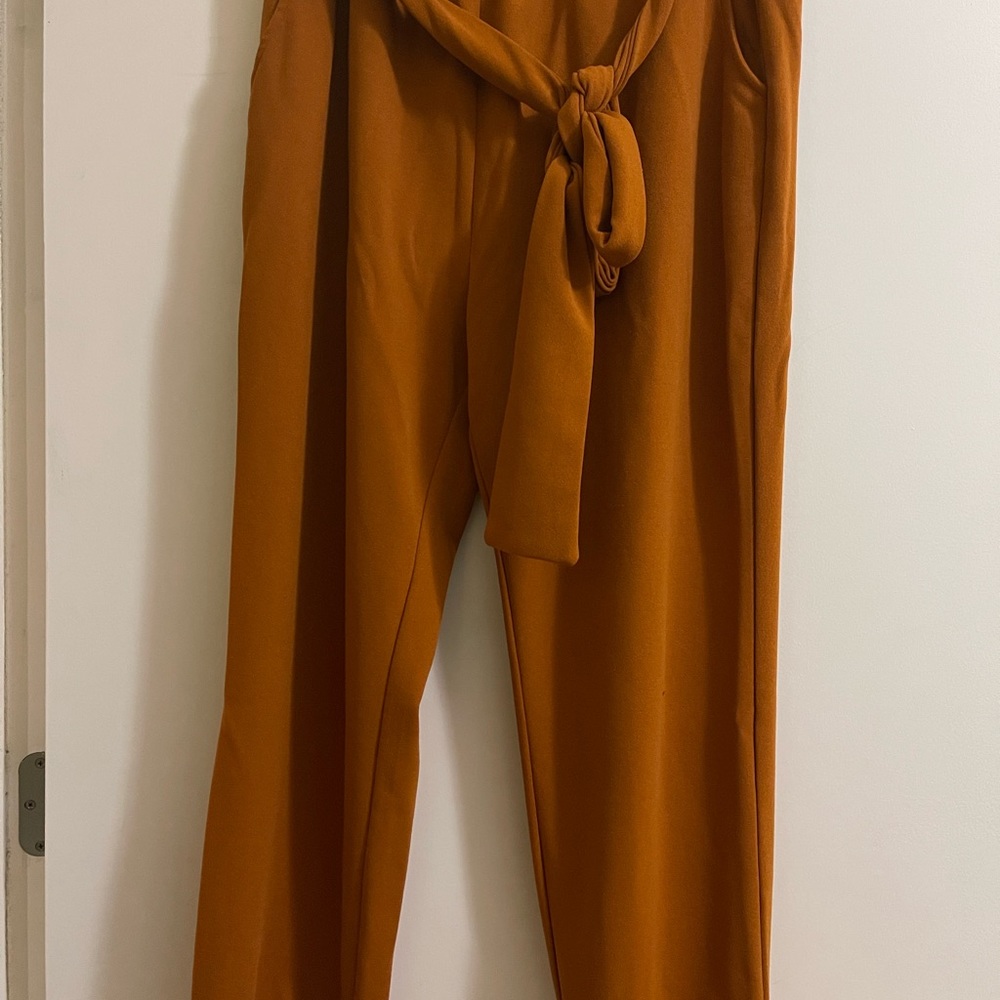 Burnt orange joggers